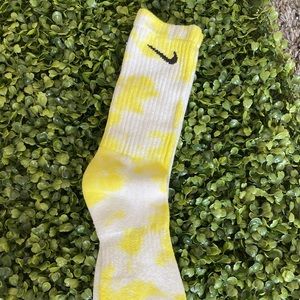 Hand tye dye Nike socks